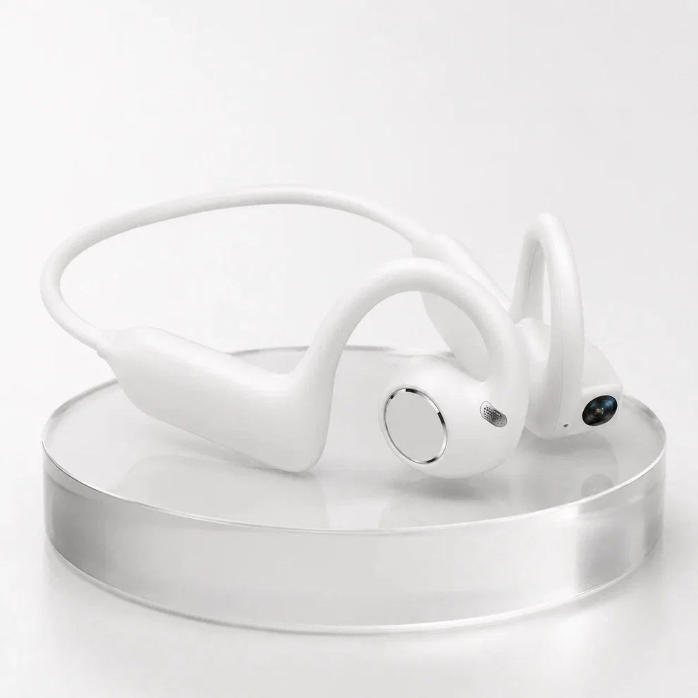MNZ® VisionAir™ – E12 Pro Smart Bluetooth Headset with AI Camera (Apple/Android)