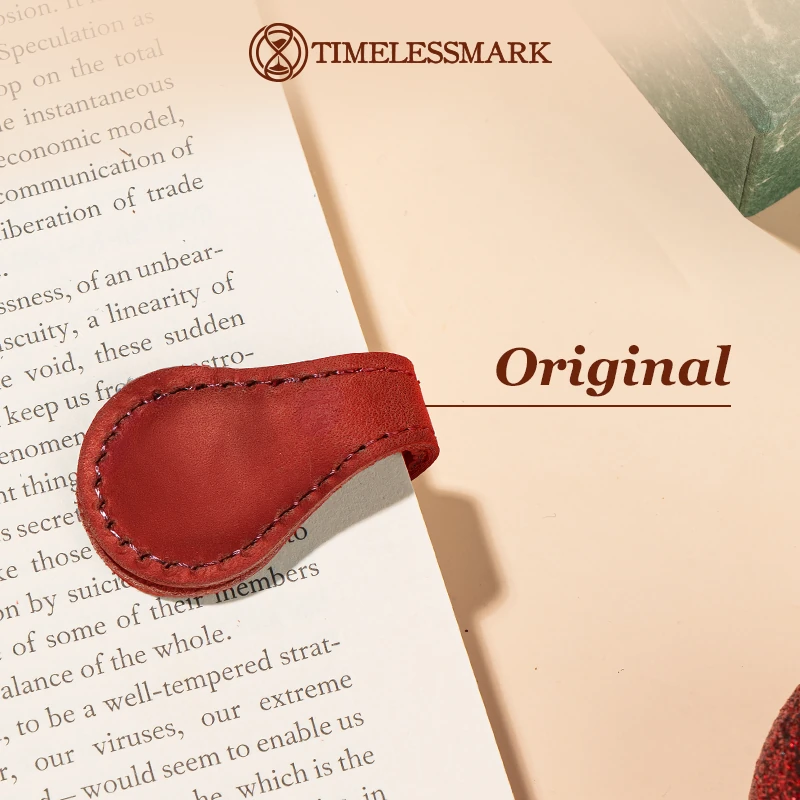 TimelessMark - LAST DAY SALE 75% OFF | Personalized Magnetic Leather Bookmark