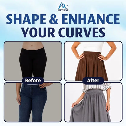 AiryLuxe - Women's Elegant Wide-Leg Skirt Pants