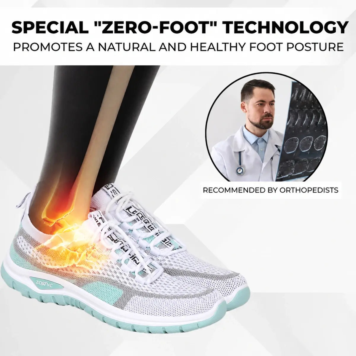 Orthora Comfy - Comfy Arch Support Orthopedic Sneakers for Seniors