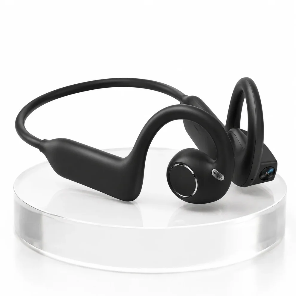 Monizes® – E12 Pro Smart Bluetooth Headset with AI Camera (Android & Apple)