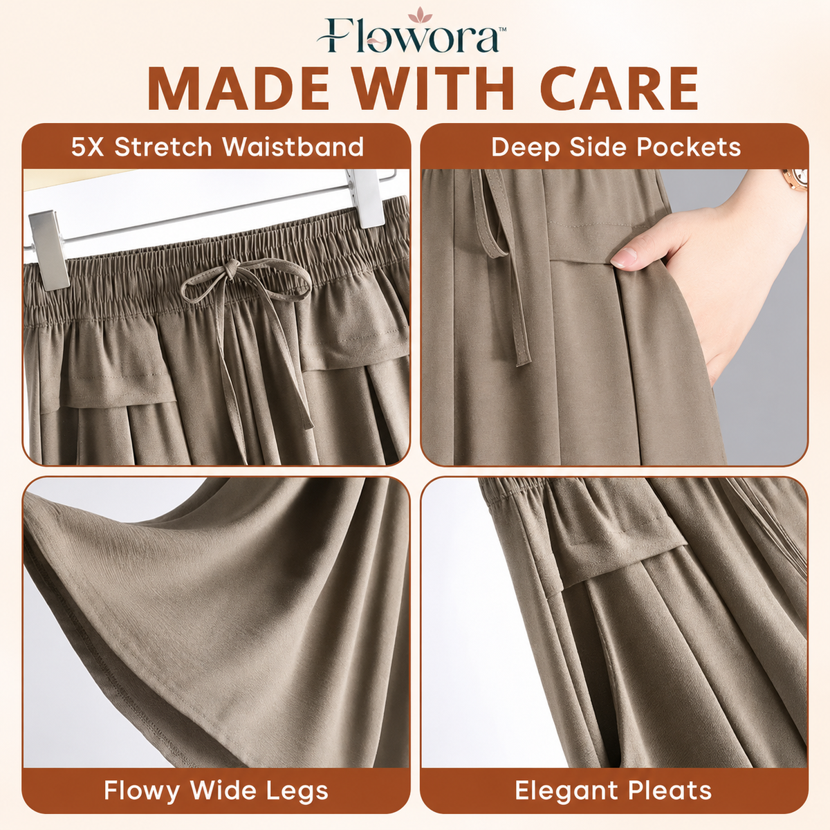 Flowora™ – Relaxed Wide-Leg Cropped Culottes