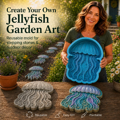 💥 LAST DAY 55% OFF - 🌊Reusable Ocean Garden Art Mold – DIY Stepping Stones