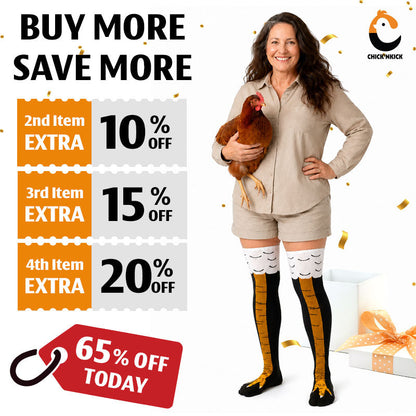 Chick'nKick - Funny Chicken Leg Socks
