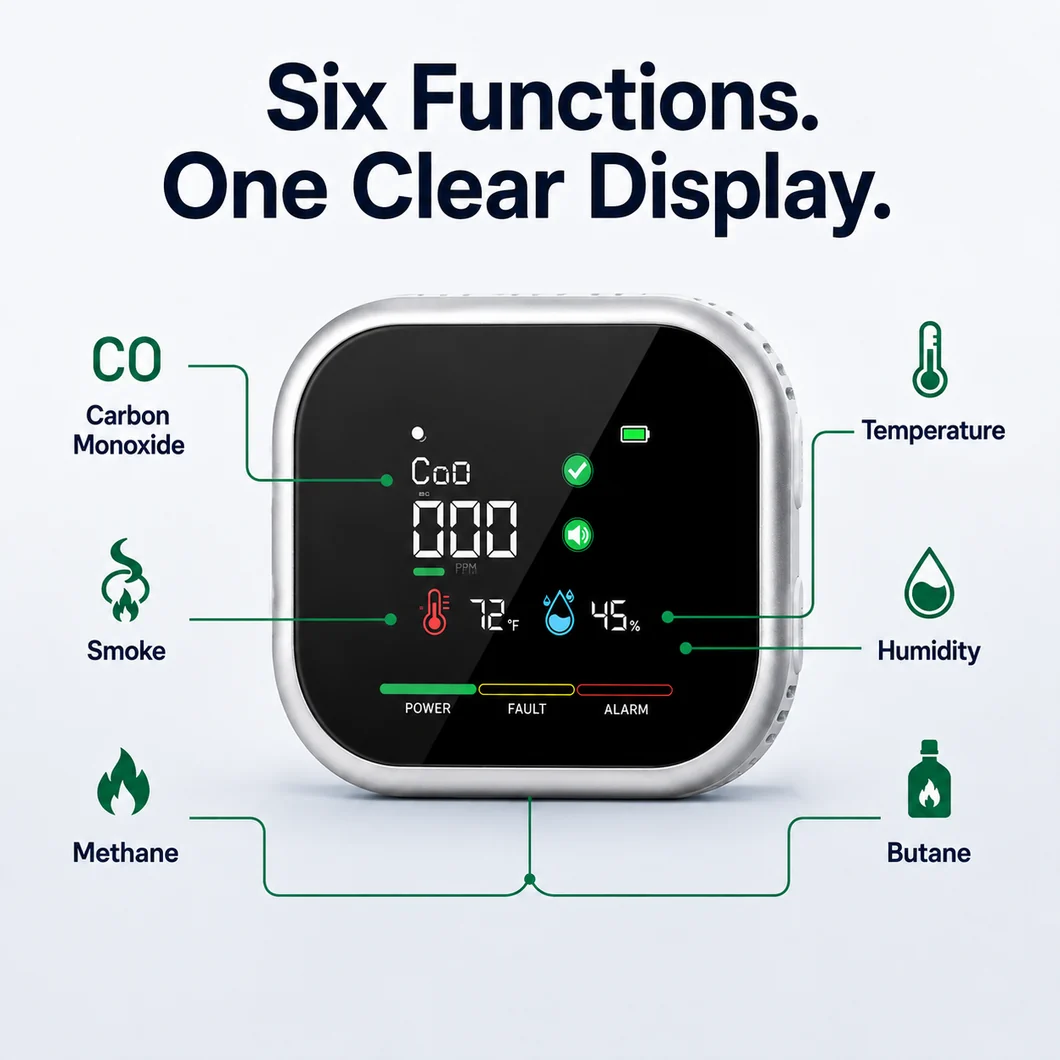 Monizes® 6-in-1 Home Safety Monitor