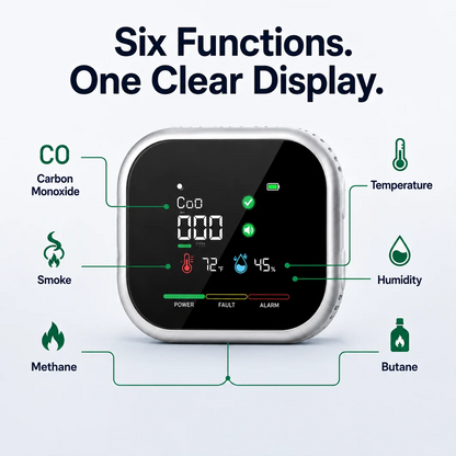 Monizes® 6-in-1 Home Safety Monitor