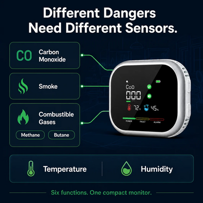 Monizes® 6-in-1 Home Safety Monitor