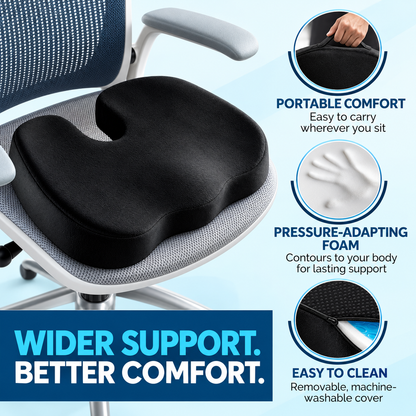 CloudRelief™ Cooling Gel Memory Foam Seat Cushion