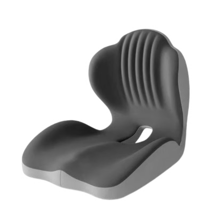 Ergonomic Memory Foam Seat Cushion with Lumbar Support – Pressure Relief, Height Boost, Universal Fit