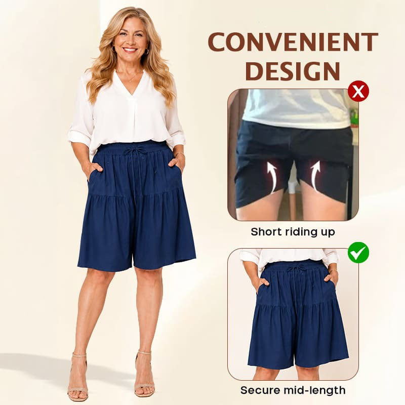 Women's Lightweight Stretch Comfy Flowy Shorts Skort