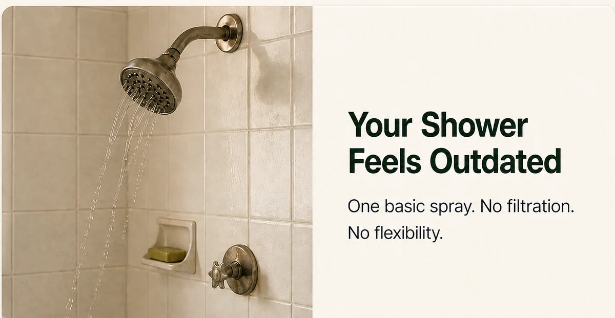 Shower pressure feels weak