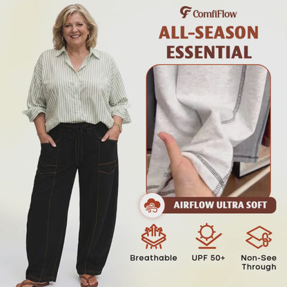 ComfiFlow - Women's Lightweight Soft Barrel Pants