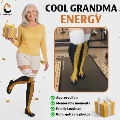 Chick'nKick - Funny Chicken Leg Socks