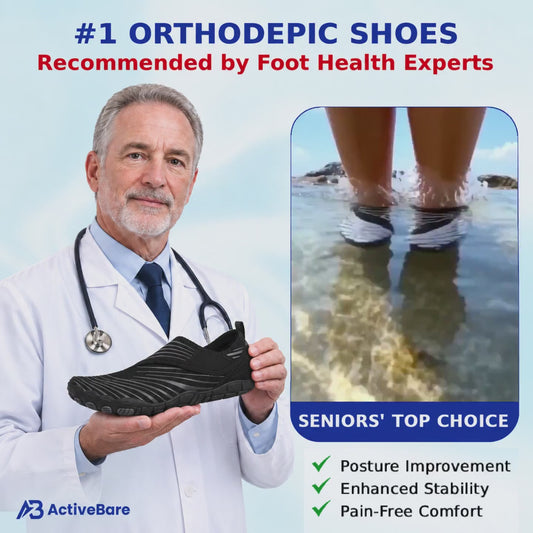 ActiveBare - Wide Toe Box Waterproof Barefoot Shoes For Seniors