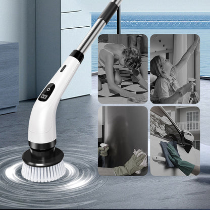 8-in-1 Electric Cleaning Brush Set for Home Use
