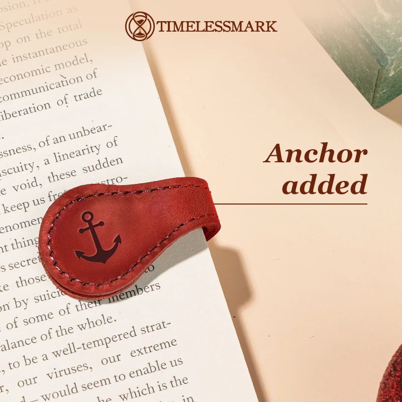 TimelessMark - LAST DAY SALE 75% OFF | Personalized Magnetic Leather Bookmark