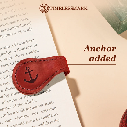 TimelessMark - LAST DAY SALE 75% OFF | Personalized Magnetic Leather Bookmark