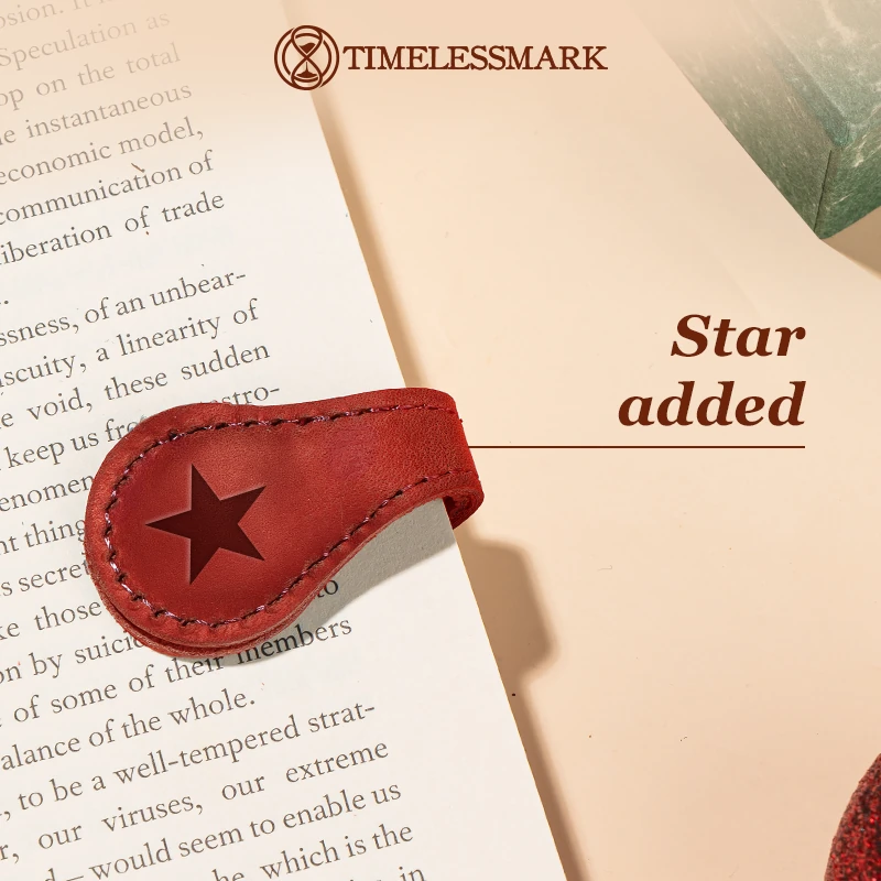 TimelessMark - LAST DAY SALE 75% OFF | Personalized Magnetic Leather Bookmark