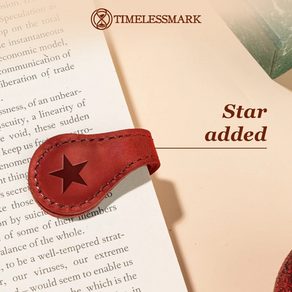 TimelessMark - LAST DAY SALE 75% OFF | Personalized Magnetic Leather Bookmark