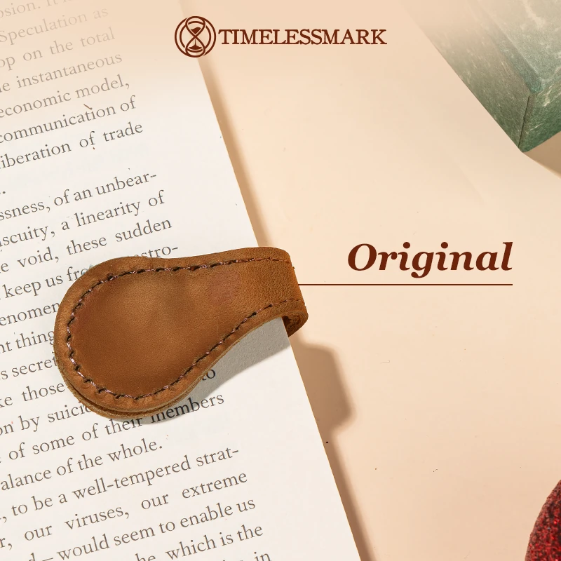 TimelessMark - LAST DAY SALE 75% OFF | Personalized Magnetic Leather Bookmark