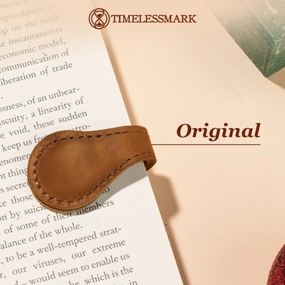 TimelessMark - LAST DAY SALE 75% OFF | Personalized Magnetic Leather Bookmark