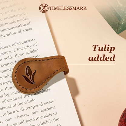 TimelessMark - LAST DAY SALE 75% OFF | Personalized Magnetic Leather Bookmark