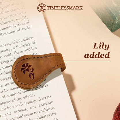TimelessMark - LAST DAY SALE 75% OFF | Personalized Magnetic Leather Bookmark