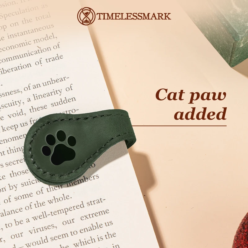 TimelessMark - LAST DAY SALE 75% OFF | Personalized Magnetic Leather Bookmark
