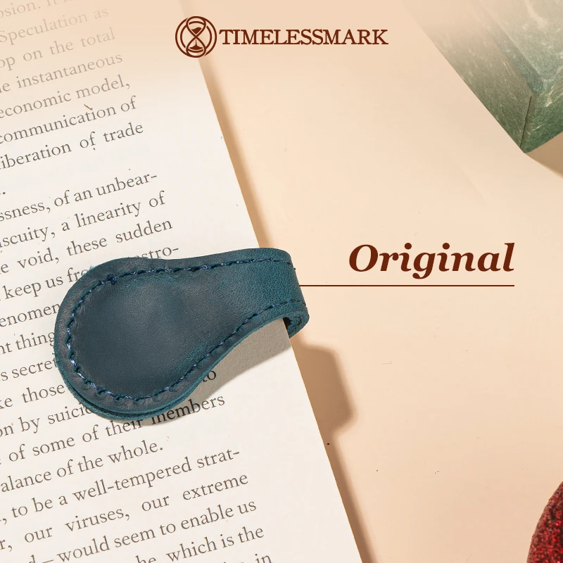 TimelessMark - LAST DAY SALE 75% OFF | Personalized Magnetic Leather Bookmark