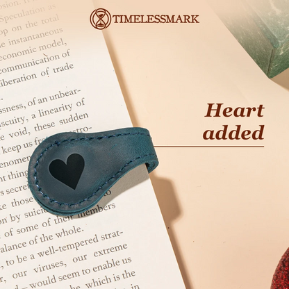 TimelessMark - LAST DAY SALE 75% OFF | Personalized Magnetic Leather Bookmark