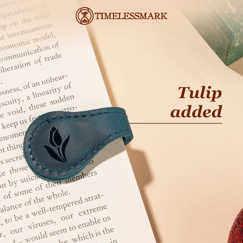 TimelessMark - LAST DAY SALE 75% OFF | Personalized Magnetic Leather Bookmark