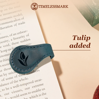 TimelessMark - LAST DAY SALE 75% OFF | Personalized Magnetic Leather Bookmark