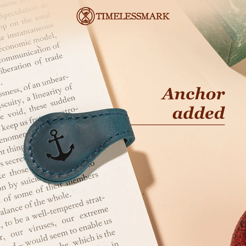 TimelessMark - LAST DAY SALE 75% OFF | Personalized Magnetic Leather Bookmark