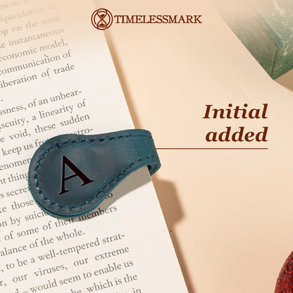 TimelessMark - LAST DAY SALE 75% OFF | Personalized Magnetic Leather Bookmark