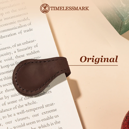 TimelessMark - LAST DAY SALE 75% OFF | Personalized Magnetic Leather Bookmark