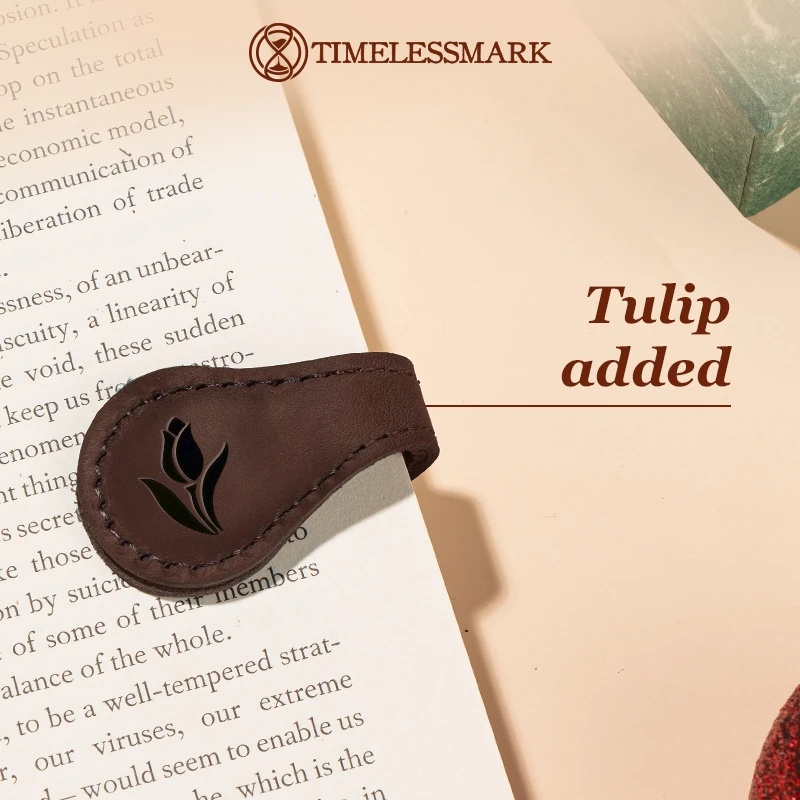 TimelessMark - LAST DAY SALE 75% OFF | Personalized Magnetic Leather Bookmark