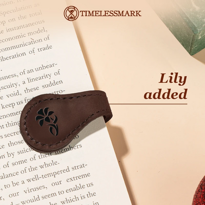 TimelessMark - LAST DAY SALE 75% OFF | Personalized Magnetic Leather Bookmark