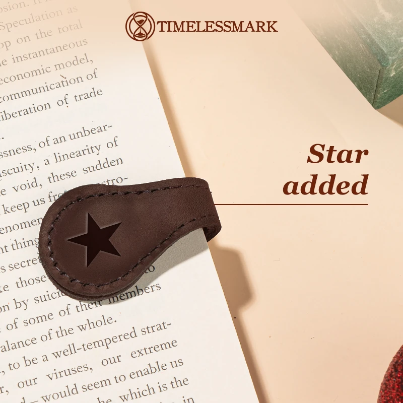 TimelessMark - LAST DAY SALE 75% OFF | Personalized Magnetic Leather Bookmark