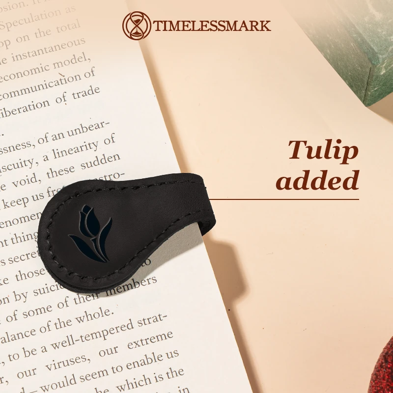 TimelessMark - LAST DAY SALE 75% OFF | Personalized Magnetic Leather Bookmark