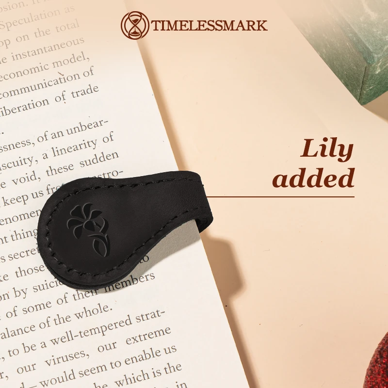 TimelessMark - LAST DAY SALE 75% OFF | Personalized Magnetic Leather Bookmark